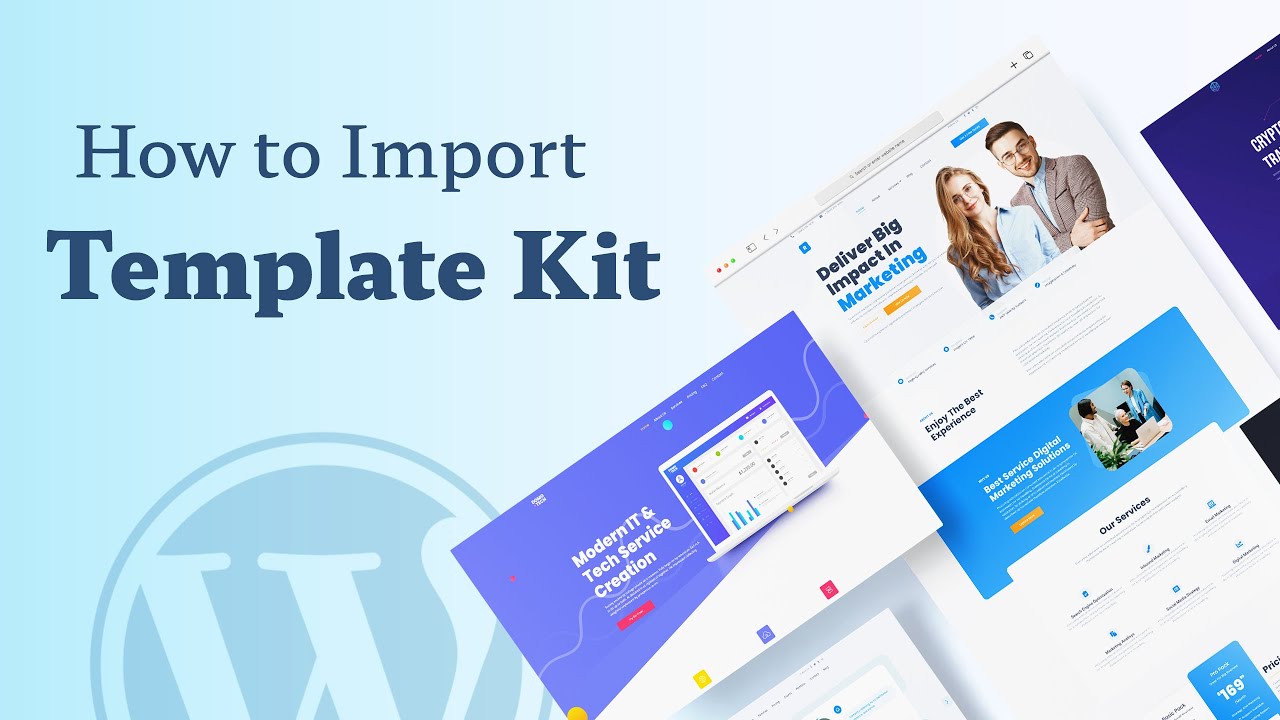 Video Thumbnail: How to Import Elementor Template Kit – Royal Elementor Addons